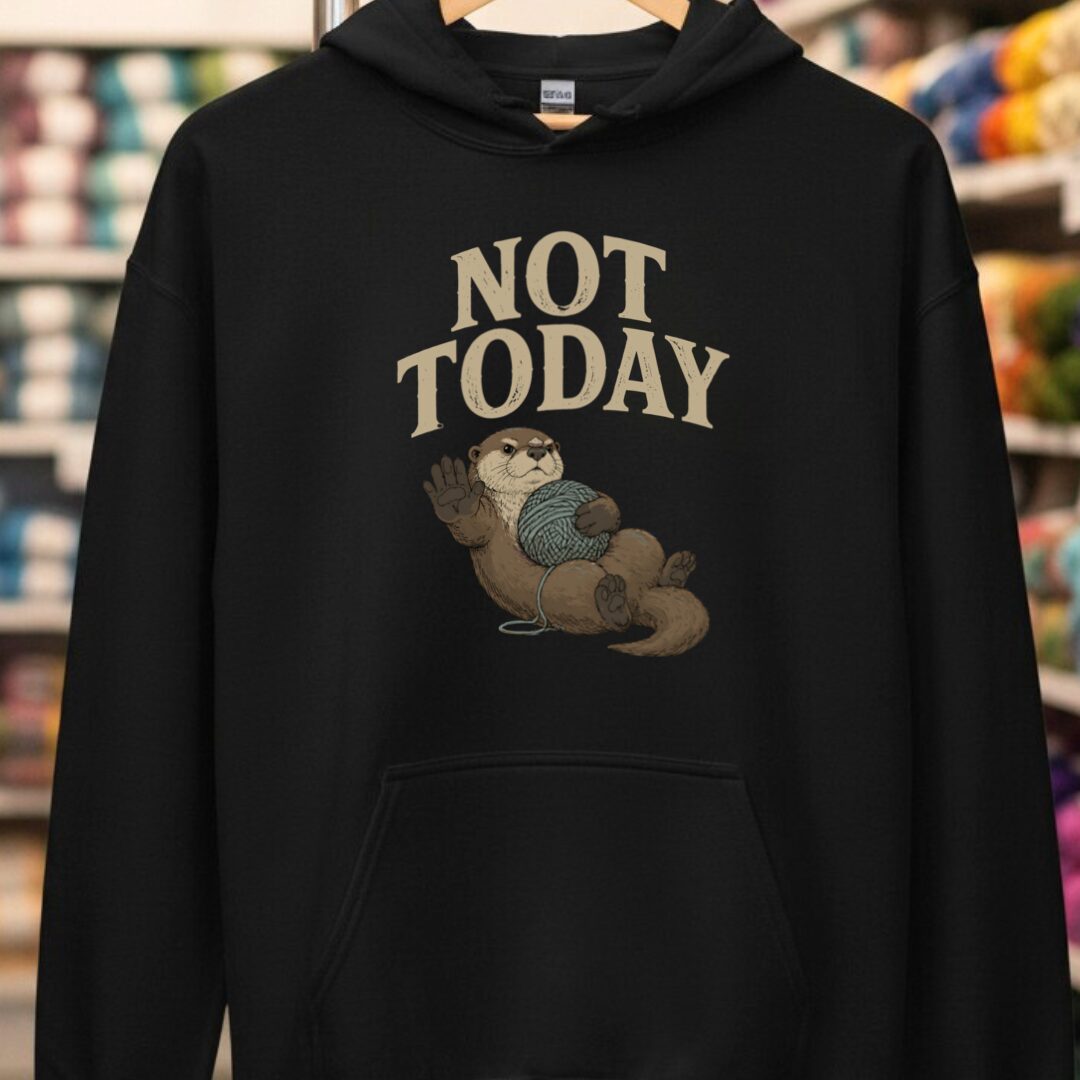 Not Today Black Hoodie.jpg