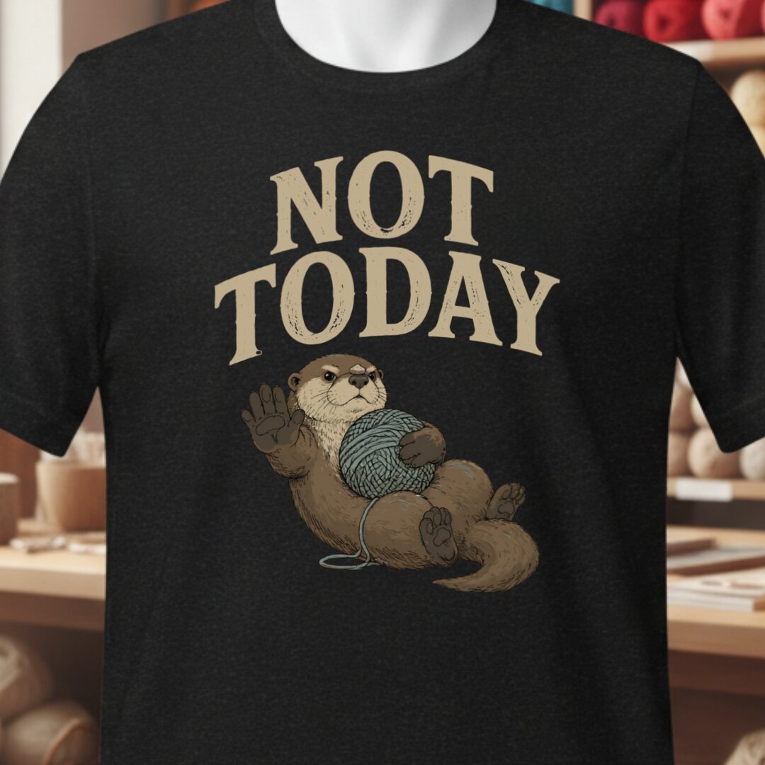 Not Today Black T-Shirt.jpg