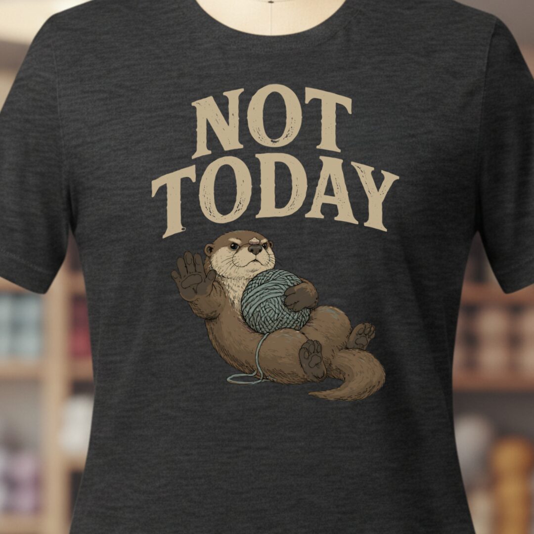 Not Today Dark Grey T-Shirt.jpg