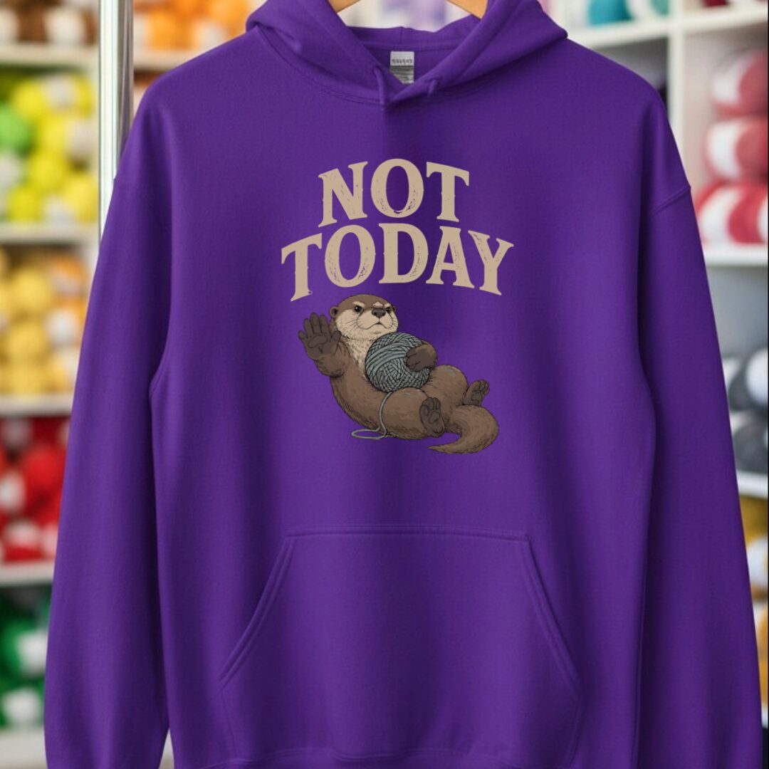 Not Today Purple Hoodie.jpg