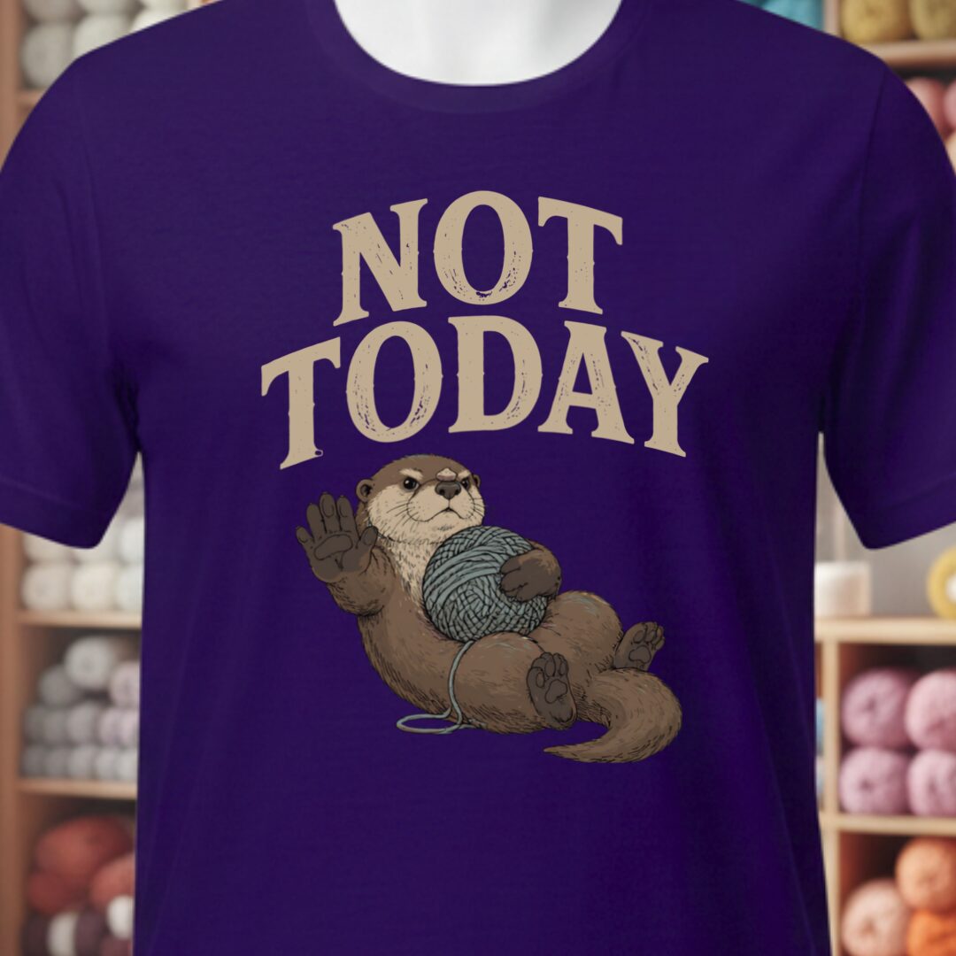 Not Today Purple T-Shirt.jpg