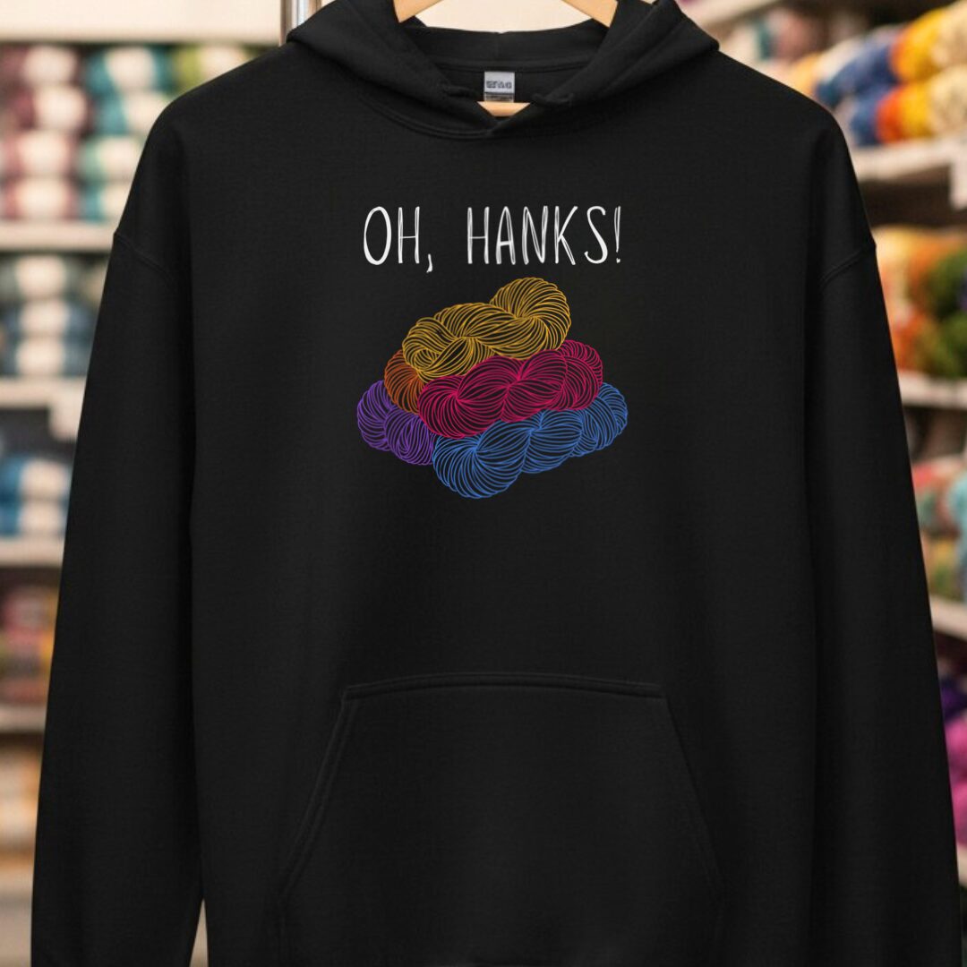 Oh Hanks Hoodie Black t-shirt