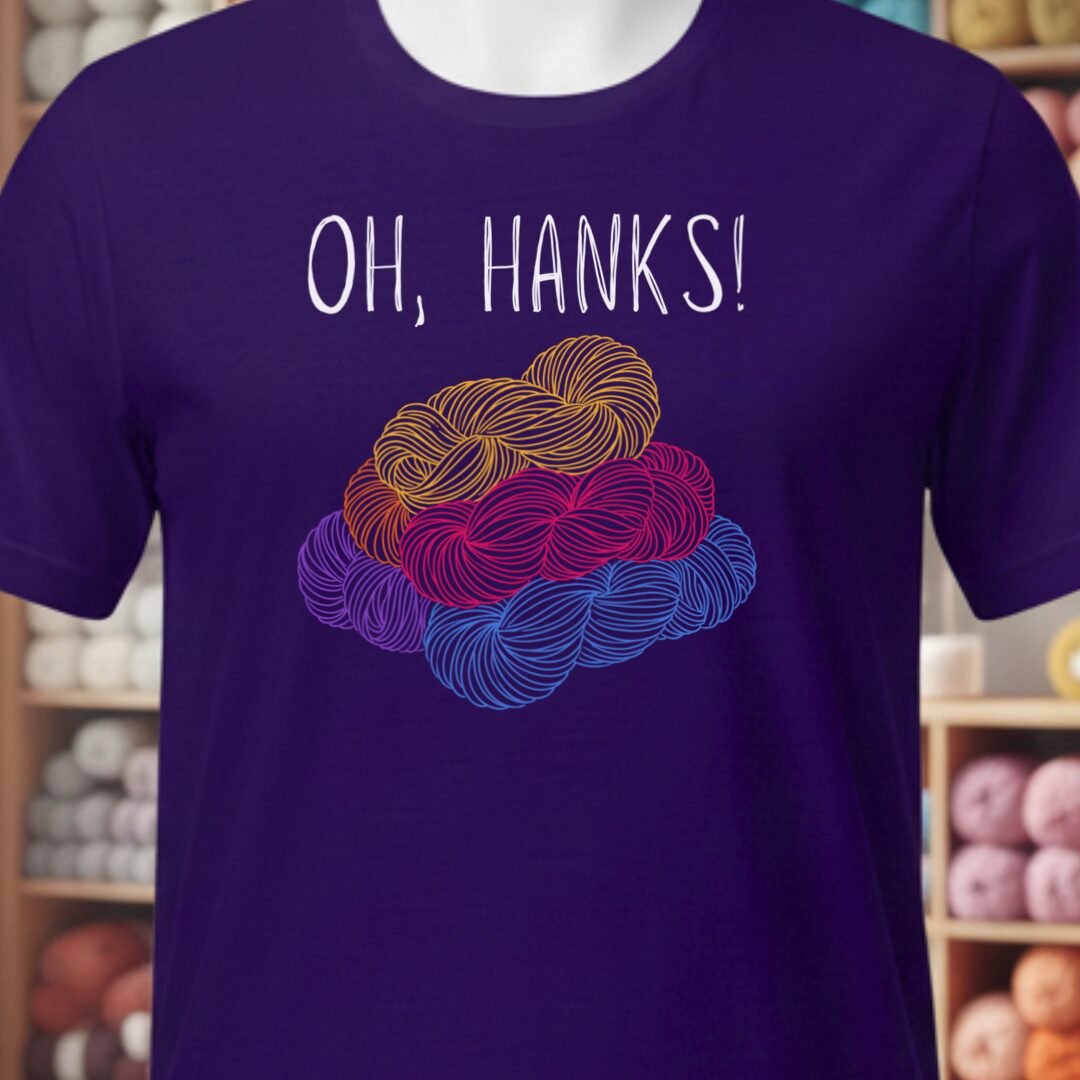 Oh Hanks T-Shirt Purple t-shirt