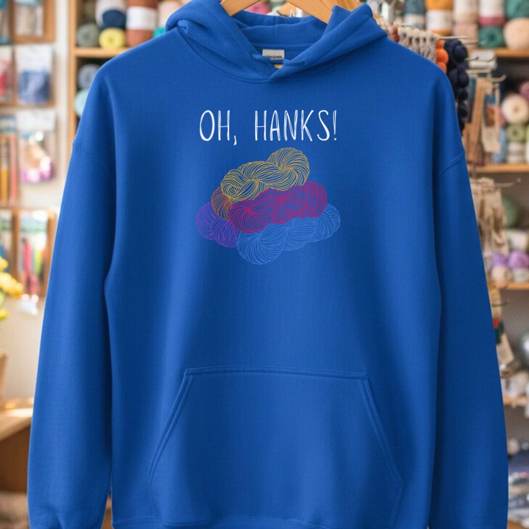 Oh Hanks Hoodie Royal t-shirt