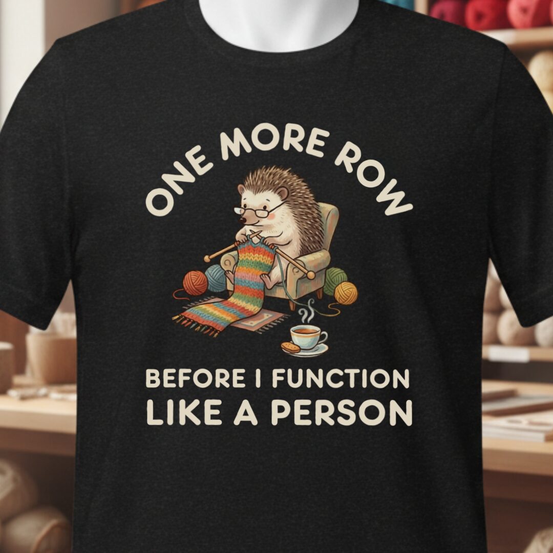 One More Row T-Shirt Black t-shirt