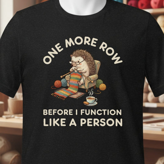 One More Row T-Shirt Black t-shirt