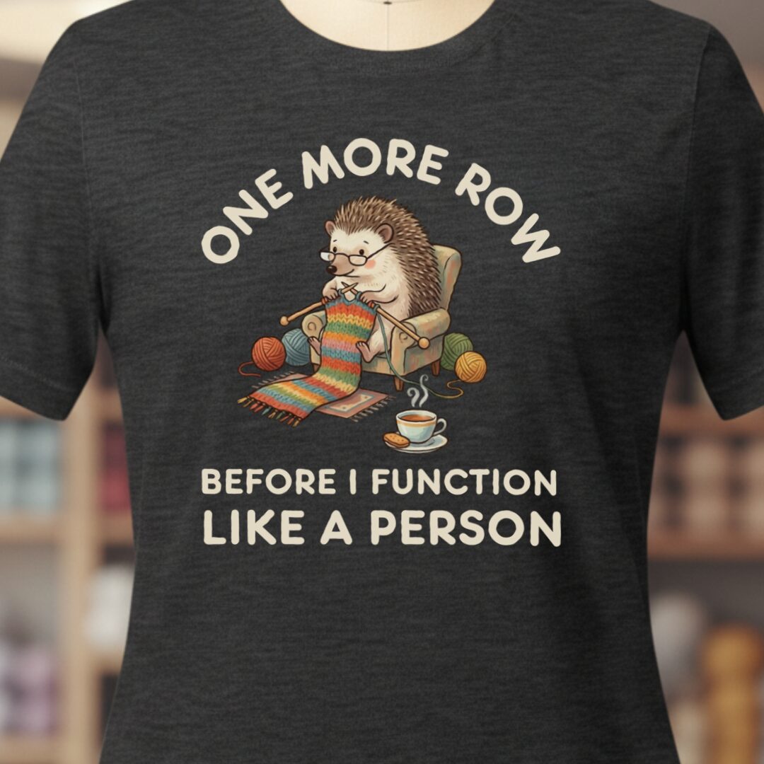 One More Row T-Shirt Dark Grey t-shirt