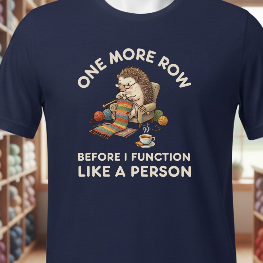 One More Row T-Shirt Navy t-shirt