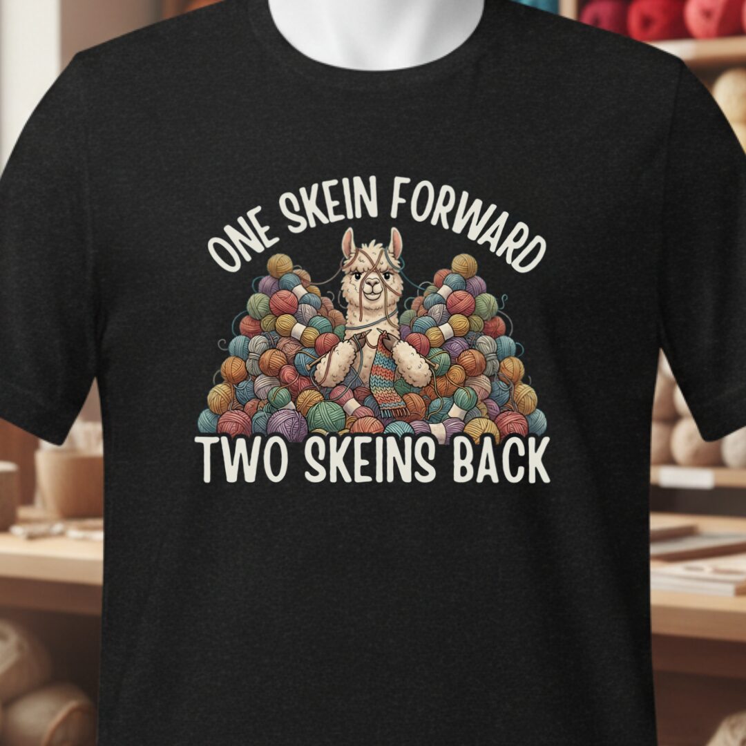One Skein Forward T-Shirt Black t-shirt