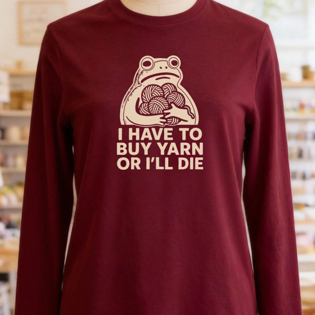 Or I'll Die Long Sleeve Tee Maroon t-shirt