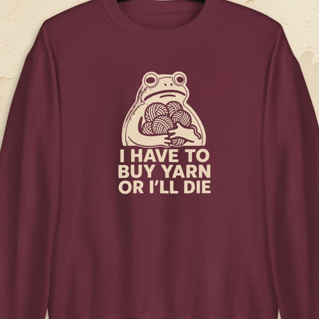 Or I'll Die Maroon Sweatshirt.jpg
