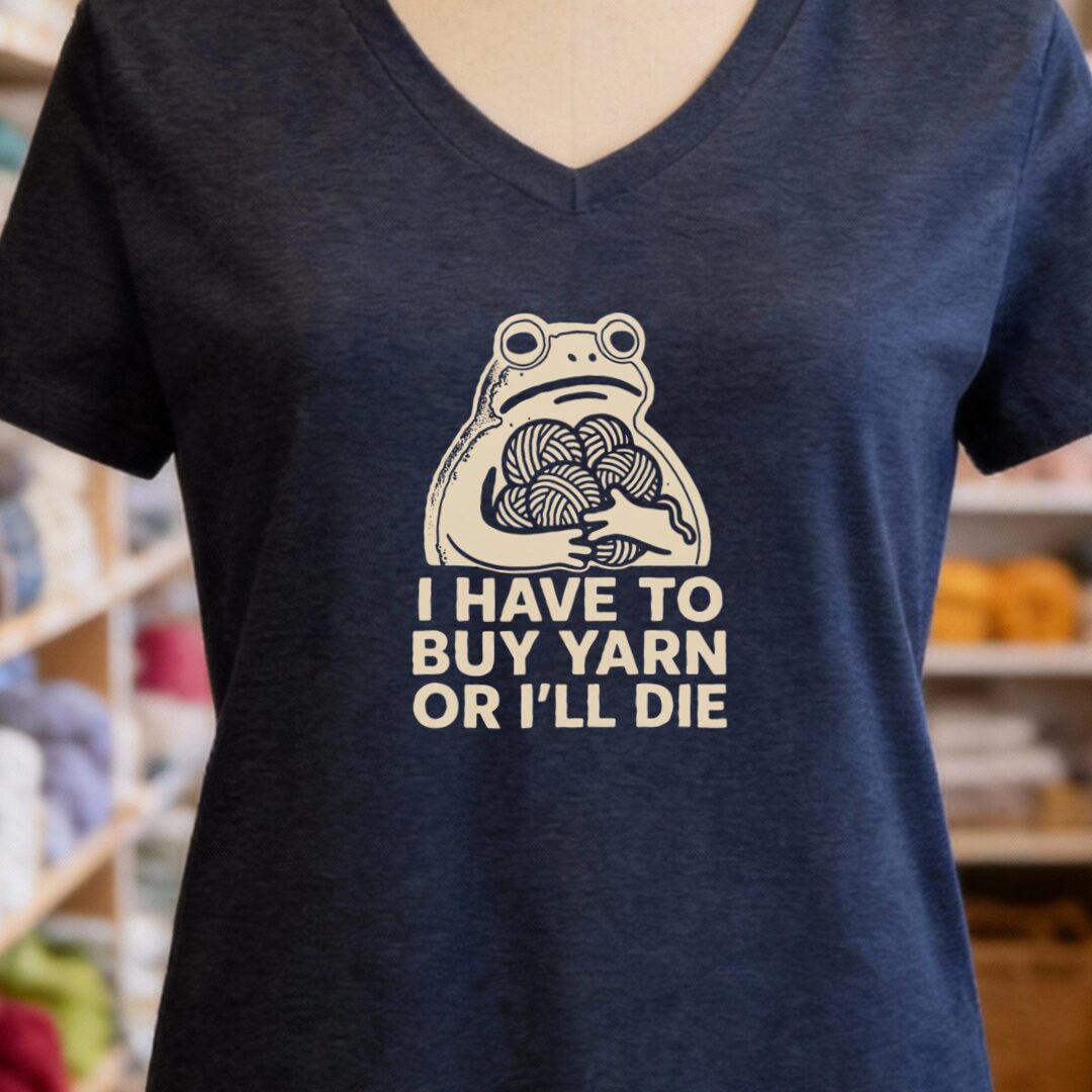 Or I'll Die V-Neck T-Shirt Navy t-shirt