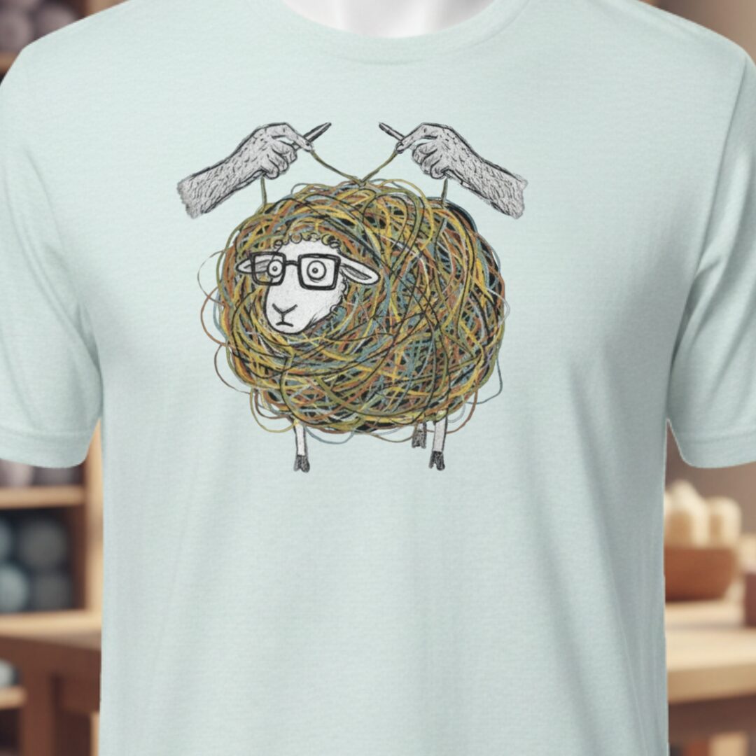 Organise the Chaos T-Shirt Ice Blue t-shirt