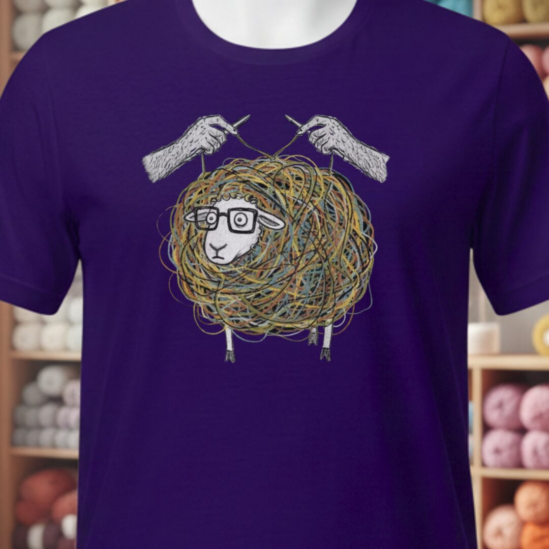 Organise the Chaos T-Shirt Purple t-shirt