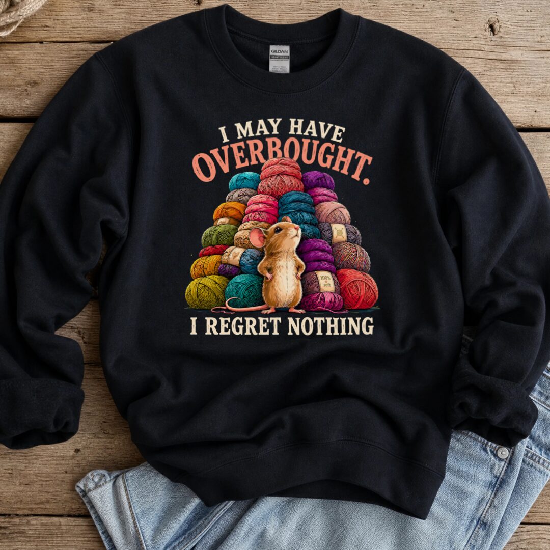 Overbought Sweatshirt Black t-shirt