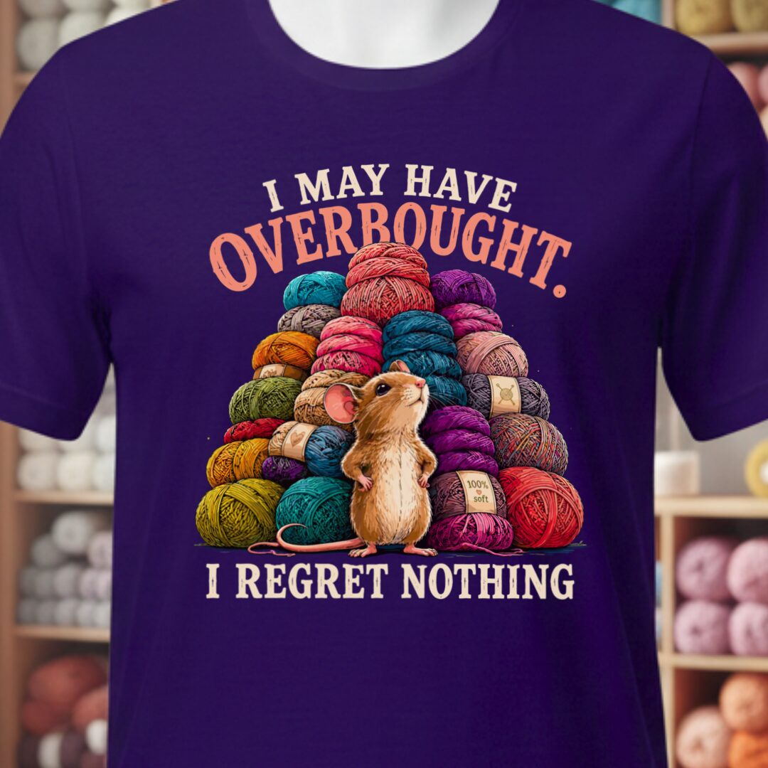 Overbought T-Shirt Purple t-shirt