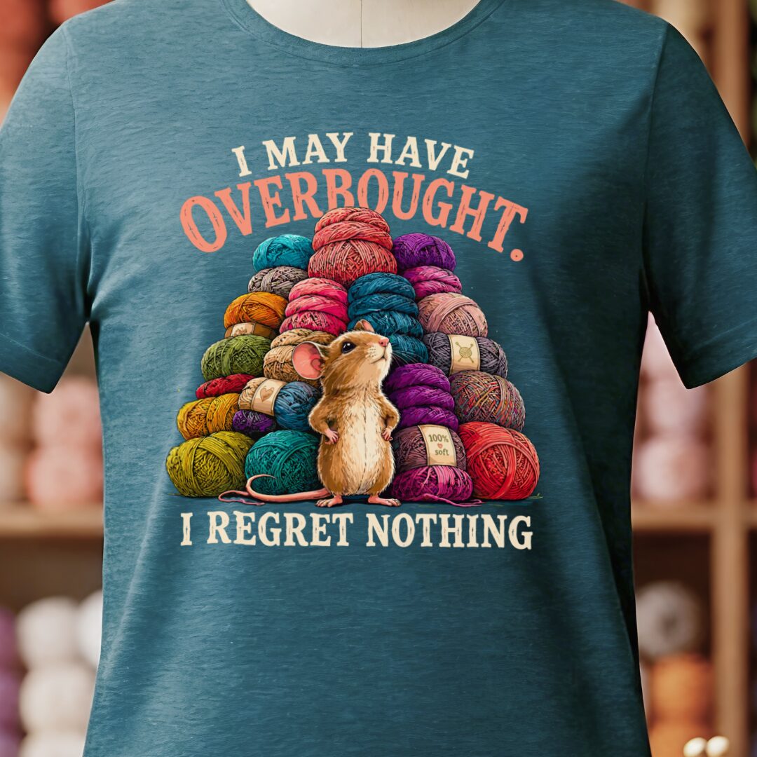 Overbought T-Shirt Teal Blue t-shirt