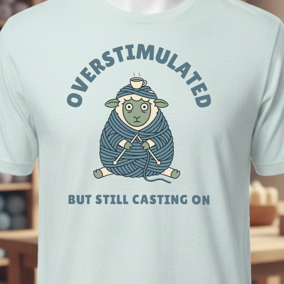 Overstimulated T-Shirt Ice Blue t-shirt
