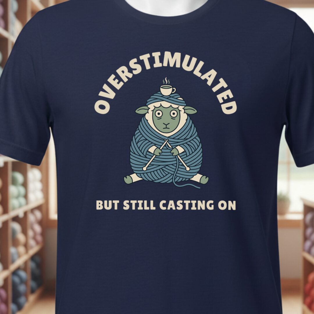 Overstimulated Navy T-Shirt.jpg