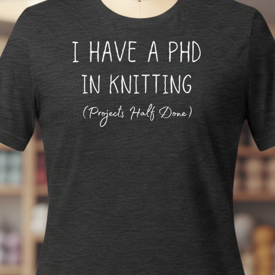 PHD In Knitting T-Shirt Dark Grey t-shirt