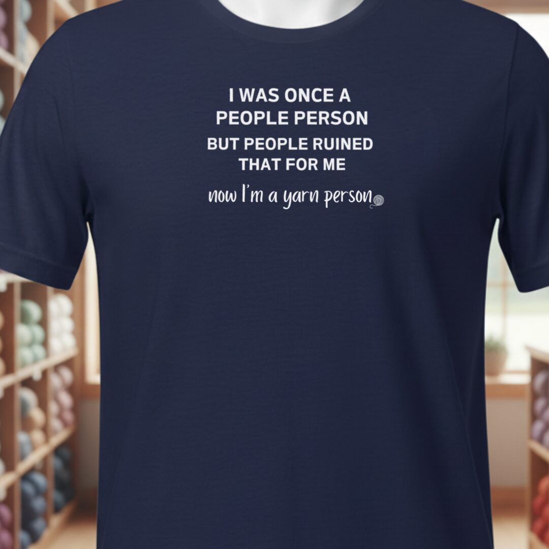 People Person T-Shirt Navy t-shirt