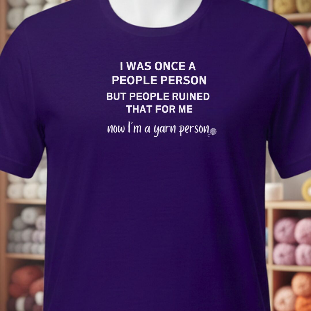 People Person T-Shirt Purple t-shirt