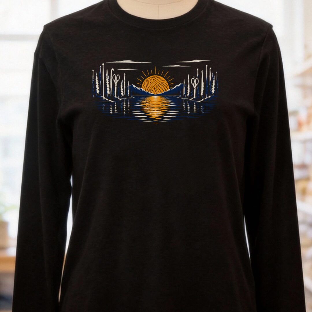 Perfect Day Long Sleeve Tee Black t-shirt