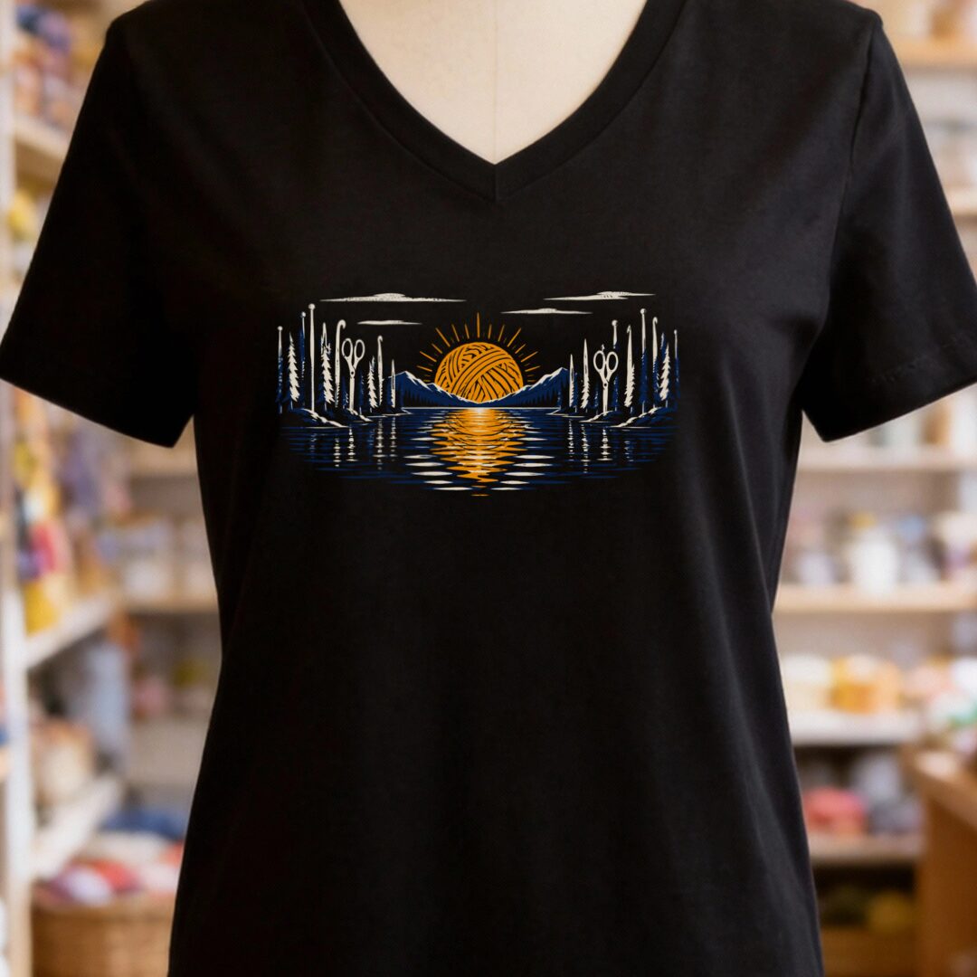 Perfect Day V-Neck T-Shirt Black t-shirt