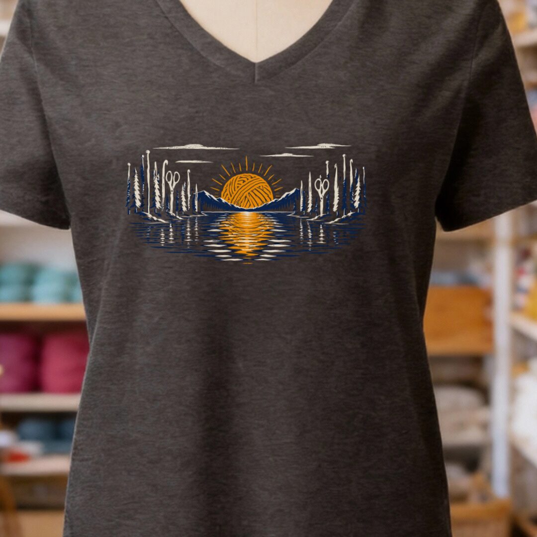 Perfect Day V-Neck T-Shirt Dark Grey t-shirt