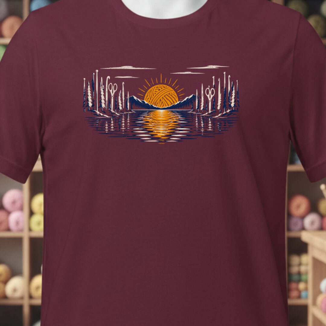 Perfect Day T-Shirt Maroon t-shirt