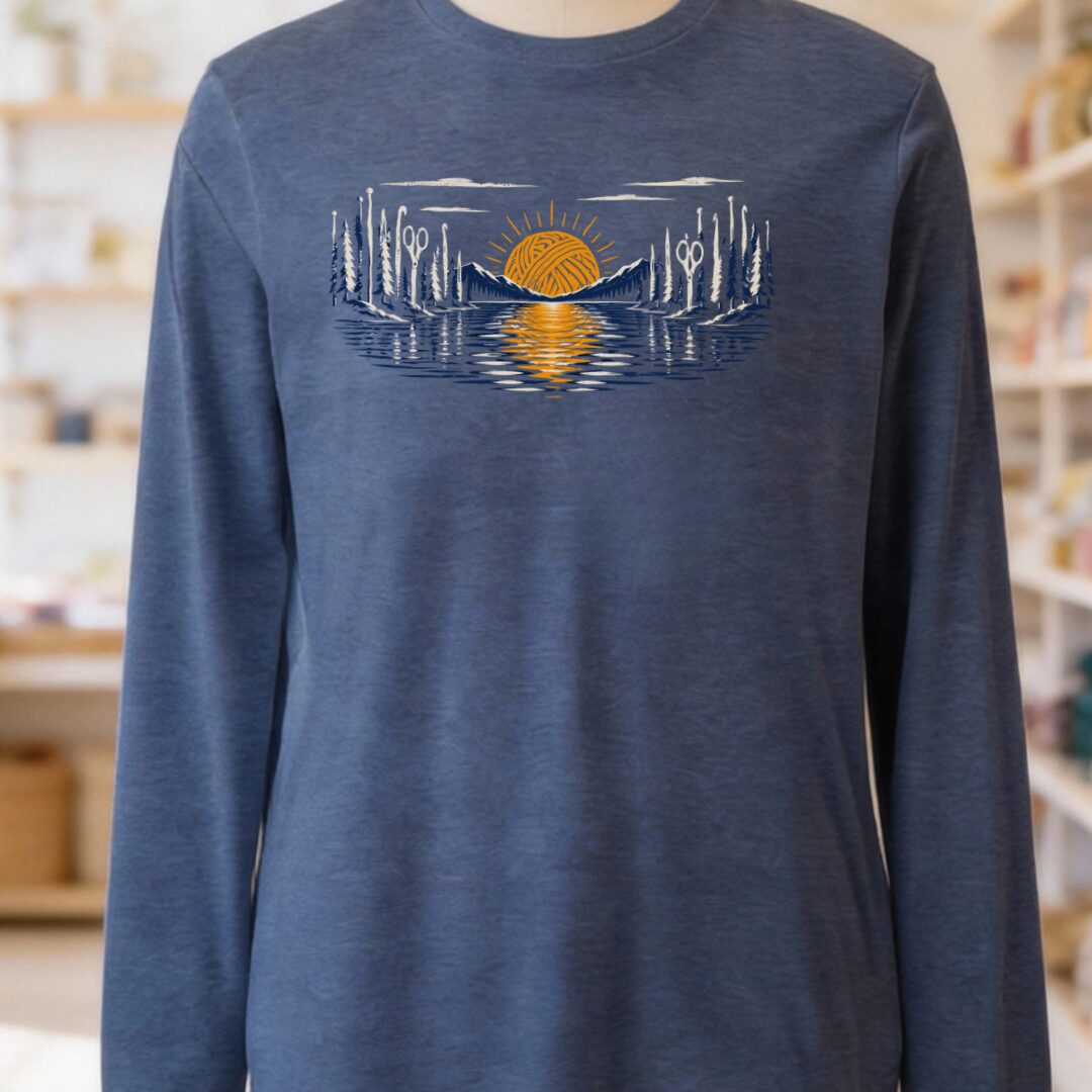 Perfect Day Long Sleeve Tee Navy t-shirt