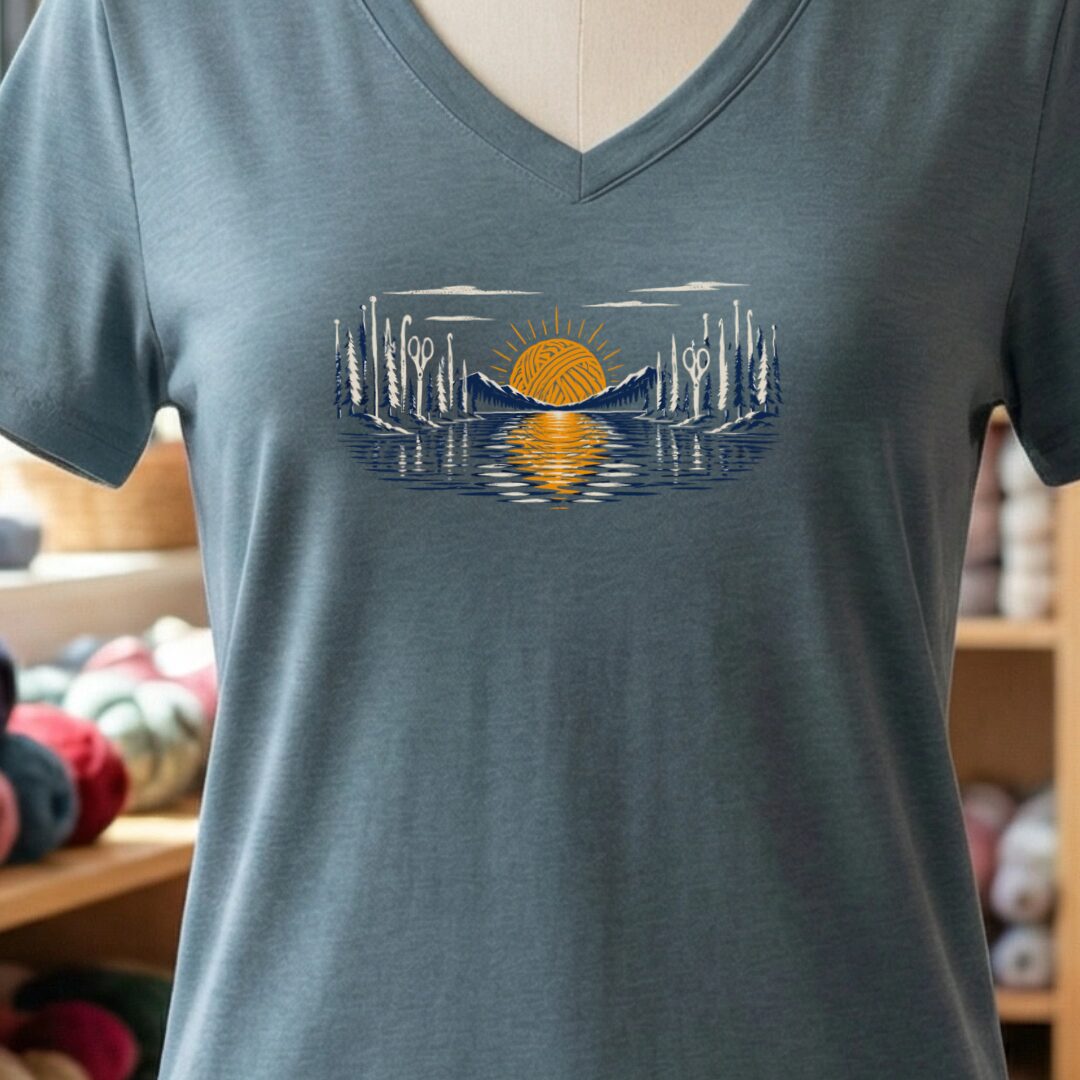 Perfect Day V-Neck T-Shirt Slate t-shirt