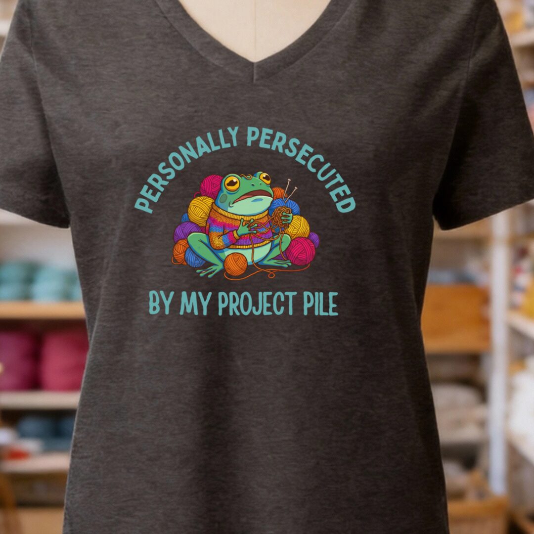Persecuted V-Neck T-Shirt Dark Grey t-shirt