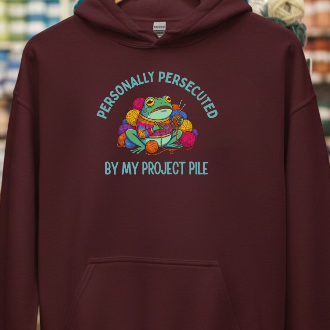 Persecuted Hoodie Maroon t-shirt