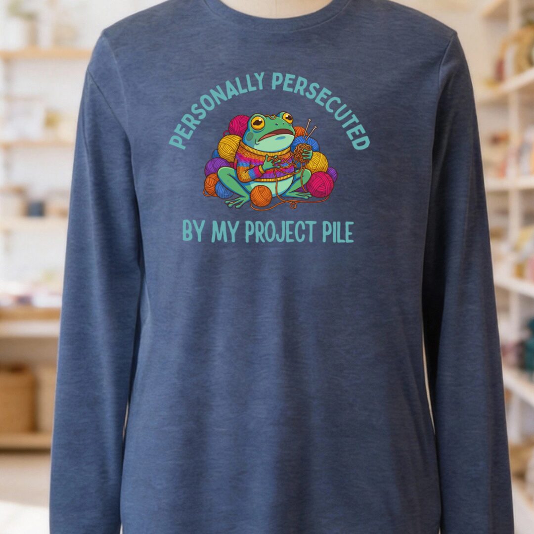 Persecuted Long Sleeve Tee Navy t-shirt