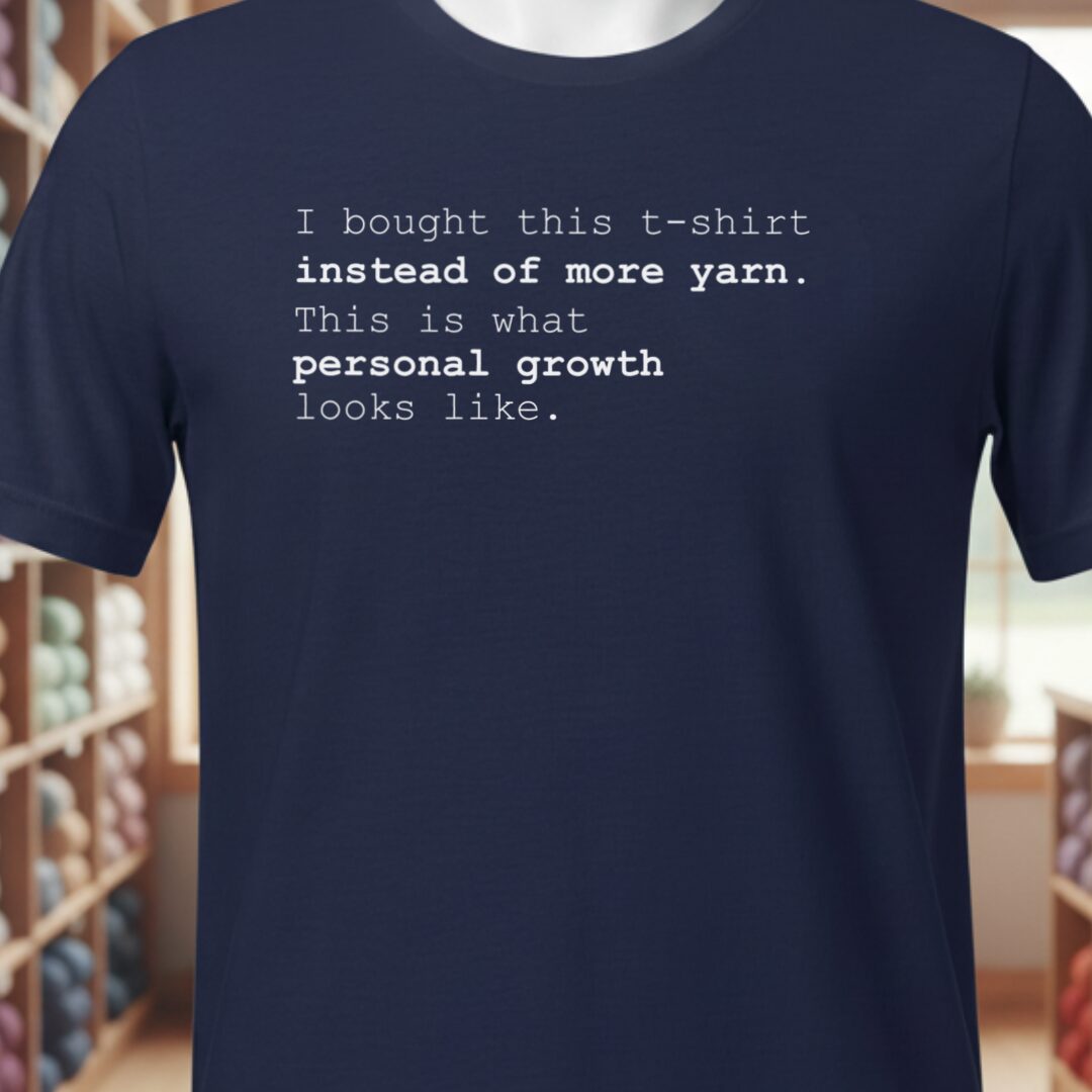 Personal Growth T-Shirt Navy t-shirt