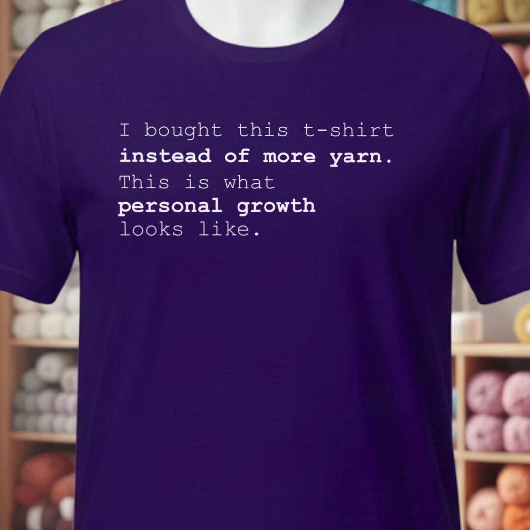 Personal Growth T-Shirt Purple t-shirt