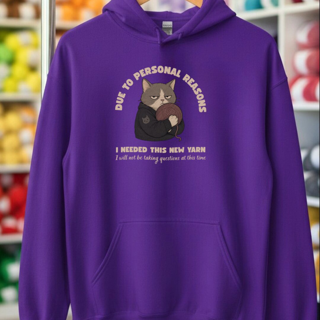 Personal Reasons Hoodie Purple t-shirt