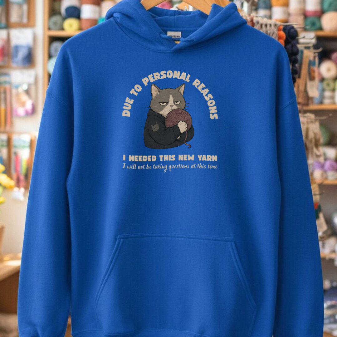 Personal Reasons Hoodie Royal t-shirt
