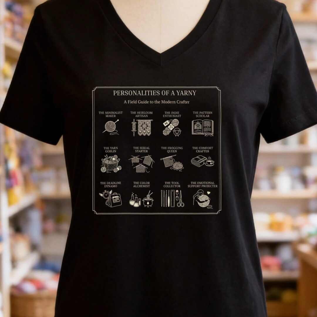 Personalities V-Neck T-Shirt Black t-shirt