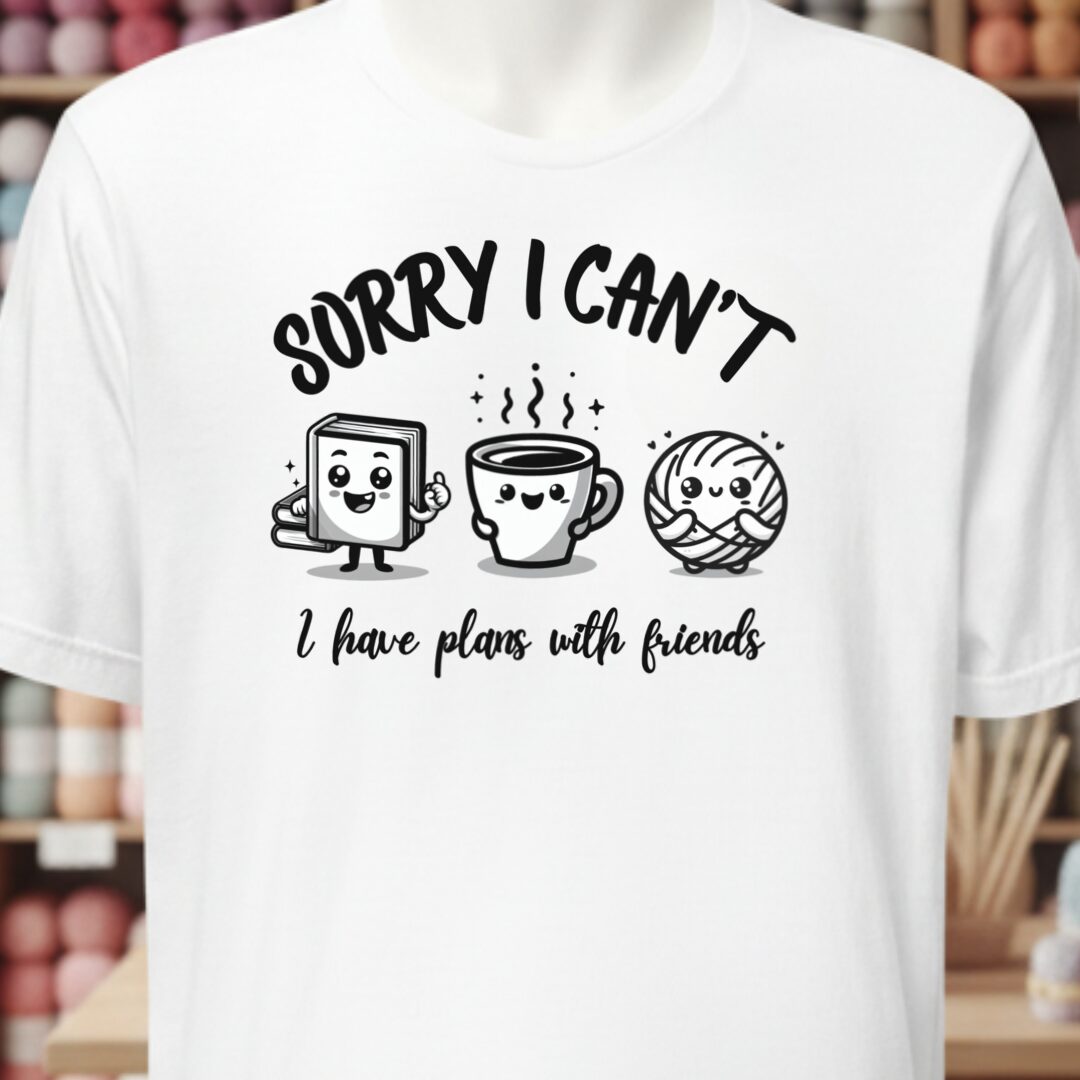 Plans with friends T-Shirt White t-shirt