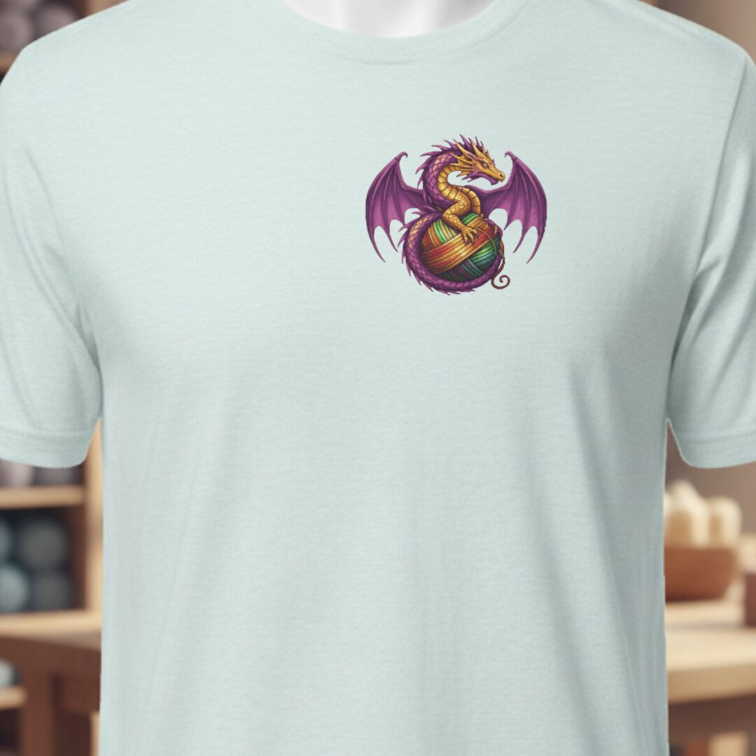 Pocket Dragon T-Shirt Ice Blue t-shirt