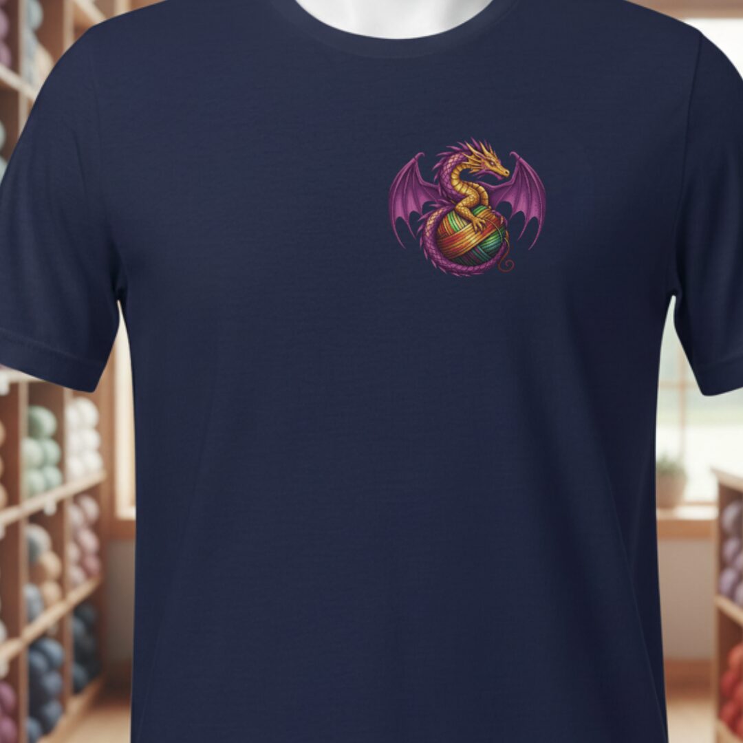 Pocket Dragon T-Shirt Navy t-shirt