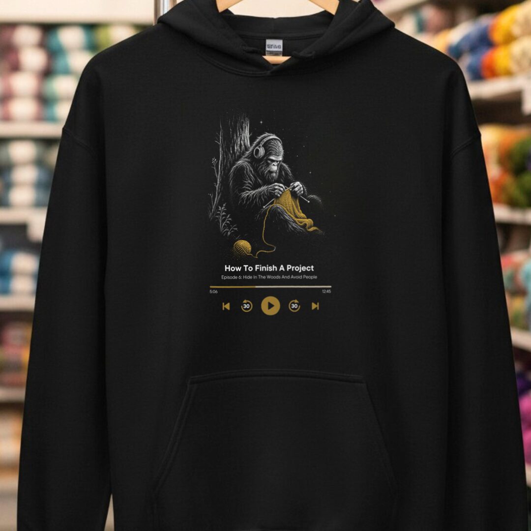 Podcast Bigfoot Hoodie Black t-shirt