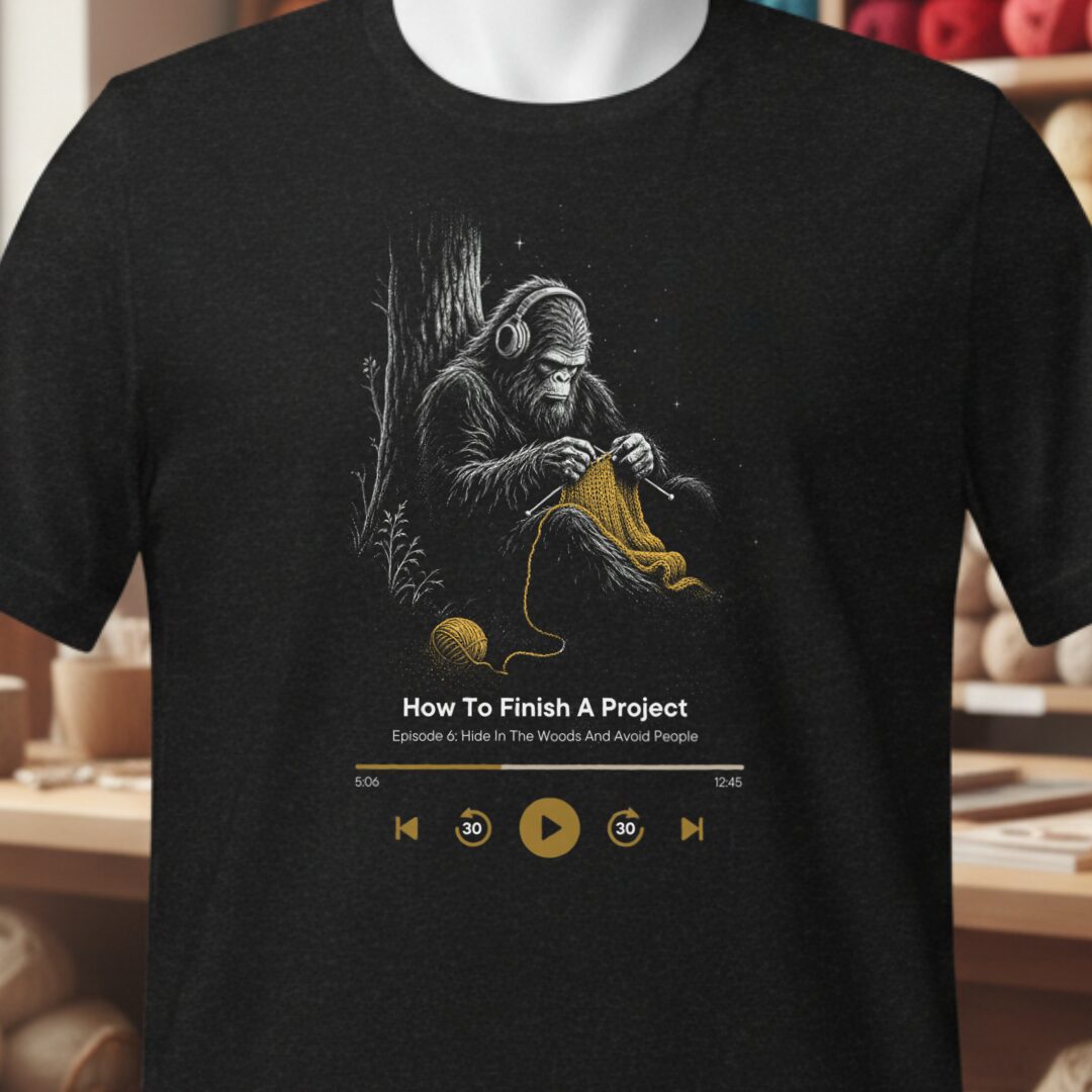 Podcast Bigfoot T-Shirt Black t-shirt