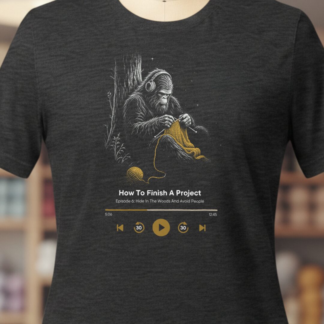 Podcast Bigfoot T-Shirt Dark Grey t-shirt