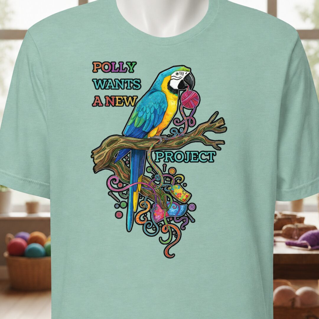 Polly Wants A New Project T-Shirt Sea Breeze t-shirt