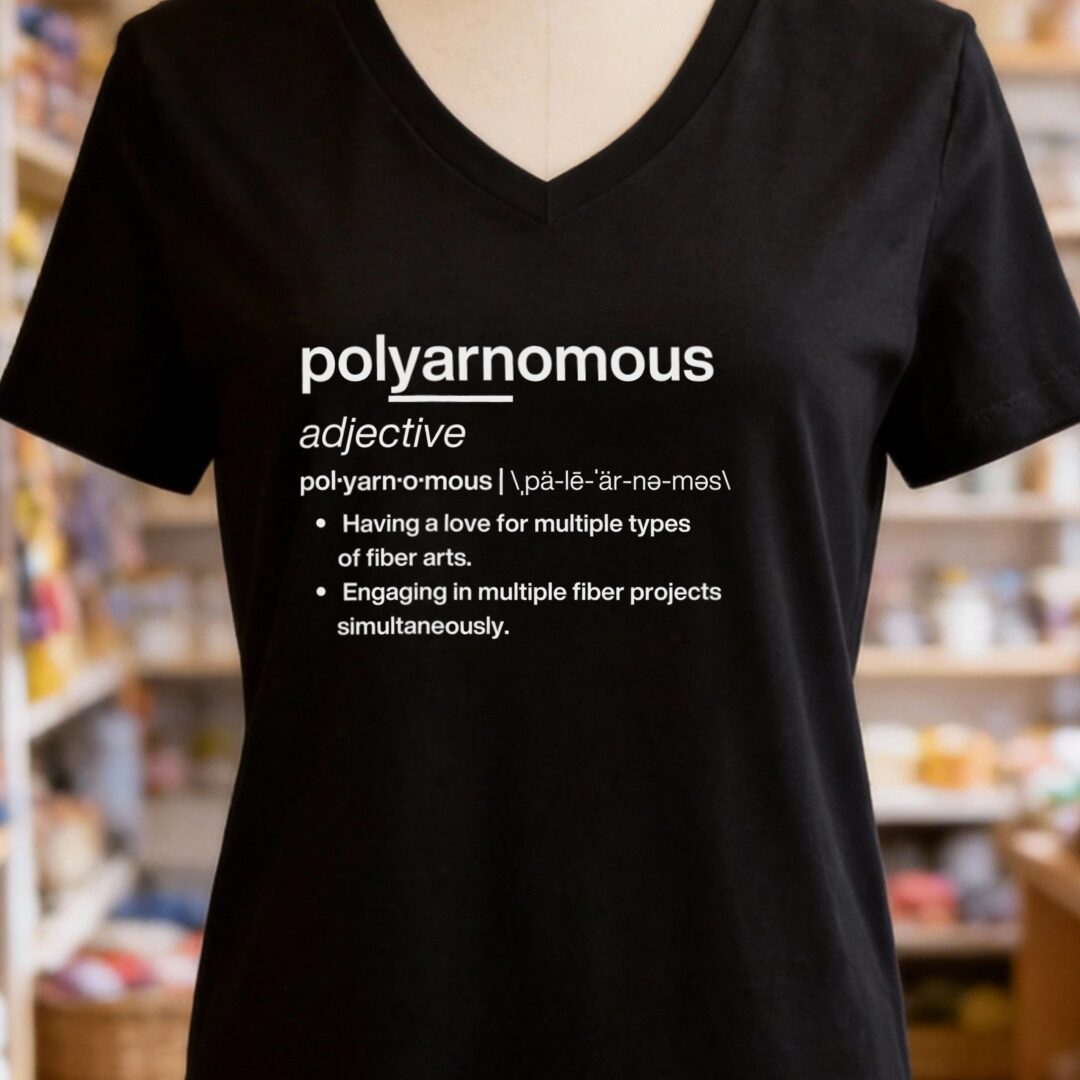 Polyarnomous V-Neck T-Shirt Black t-shirt