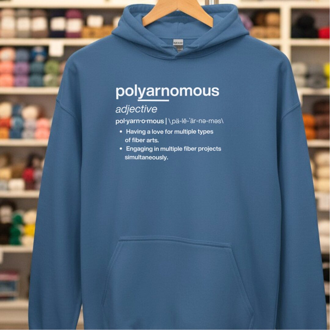 Polyarnomous Hoodie Indigo Blue t-shirt