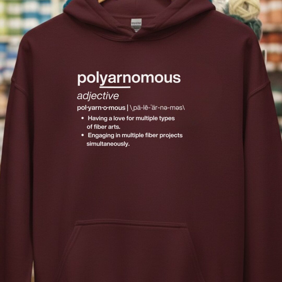 Polyarnomous Hoodie Maroon t-shirt